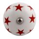 Red Star Ceramic Wine Stopper